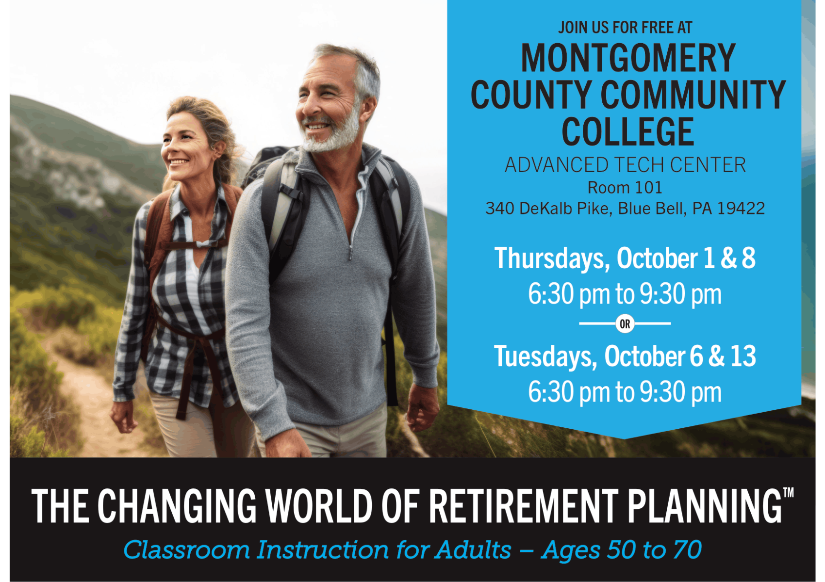 Changing World of Retirement Planning MCCC PA Fall 2026