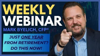 Just 1 Year From Retirement Do This NOW!
